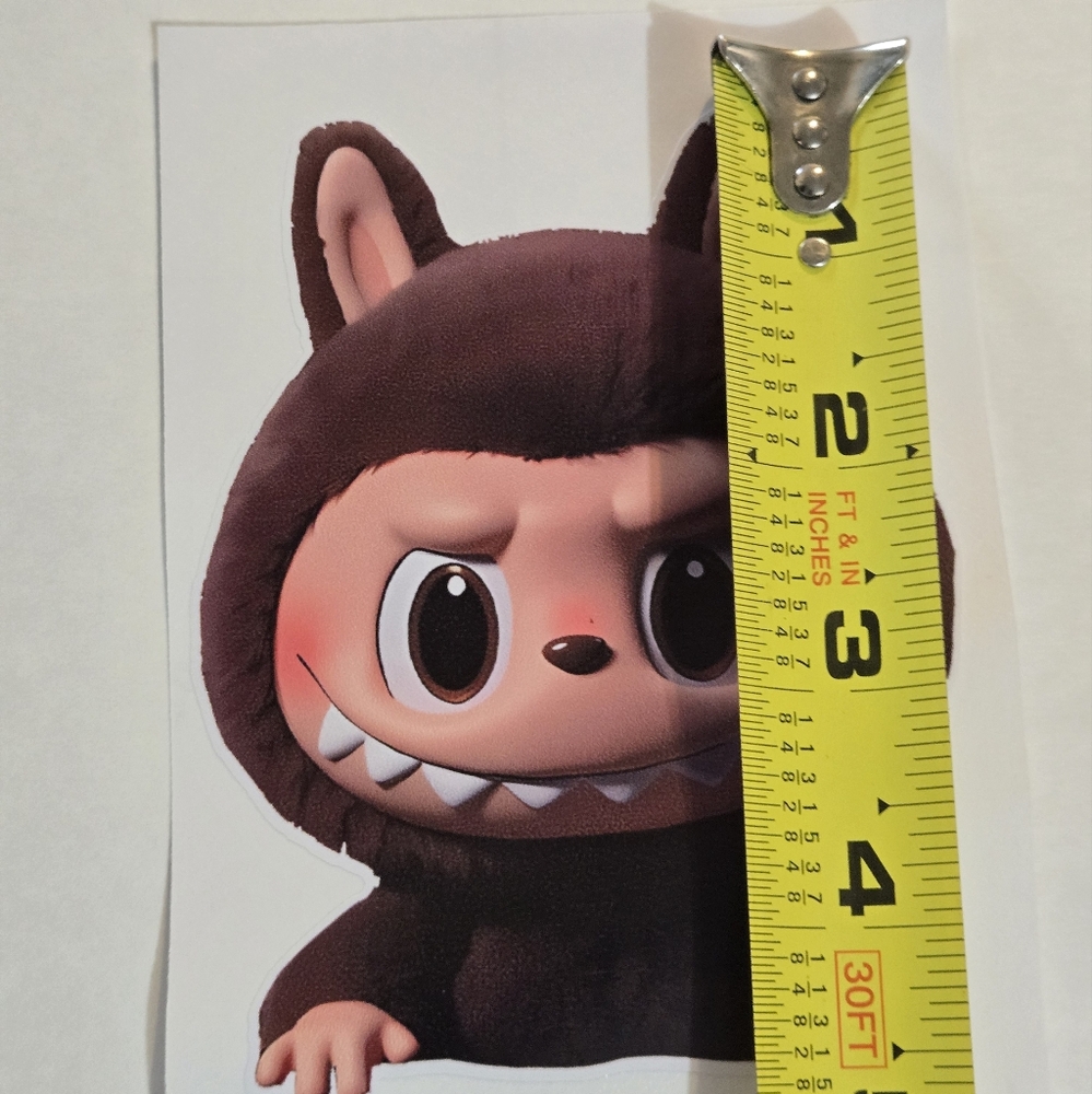 ๐๐ Cute Brown Labubu Sticker - Picture 4 of 4